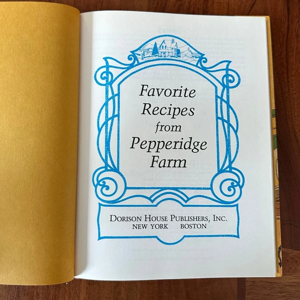 Favorite Recipes From‎ Pepperidge Farm 1979 Vintage Hardcover Cookbook 70s